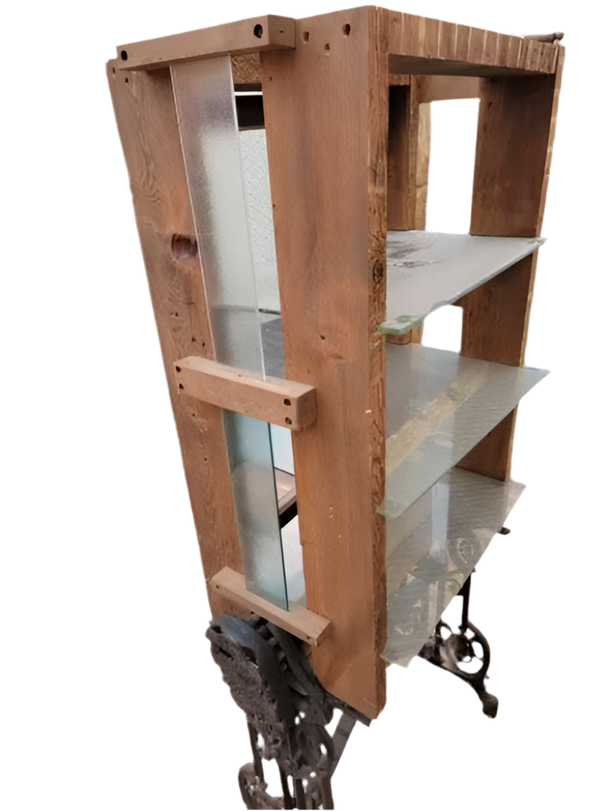 Antique Beste Deutsche Linen Press Mangel Machine