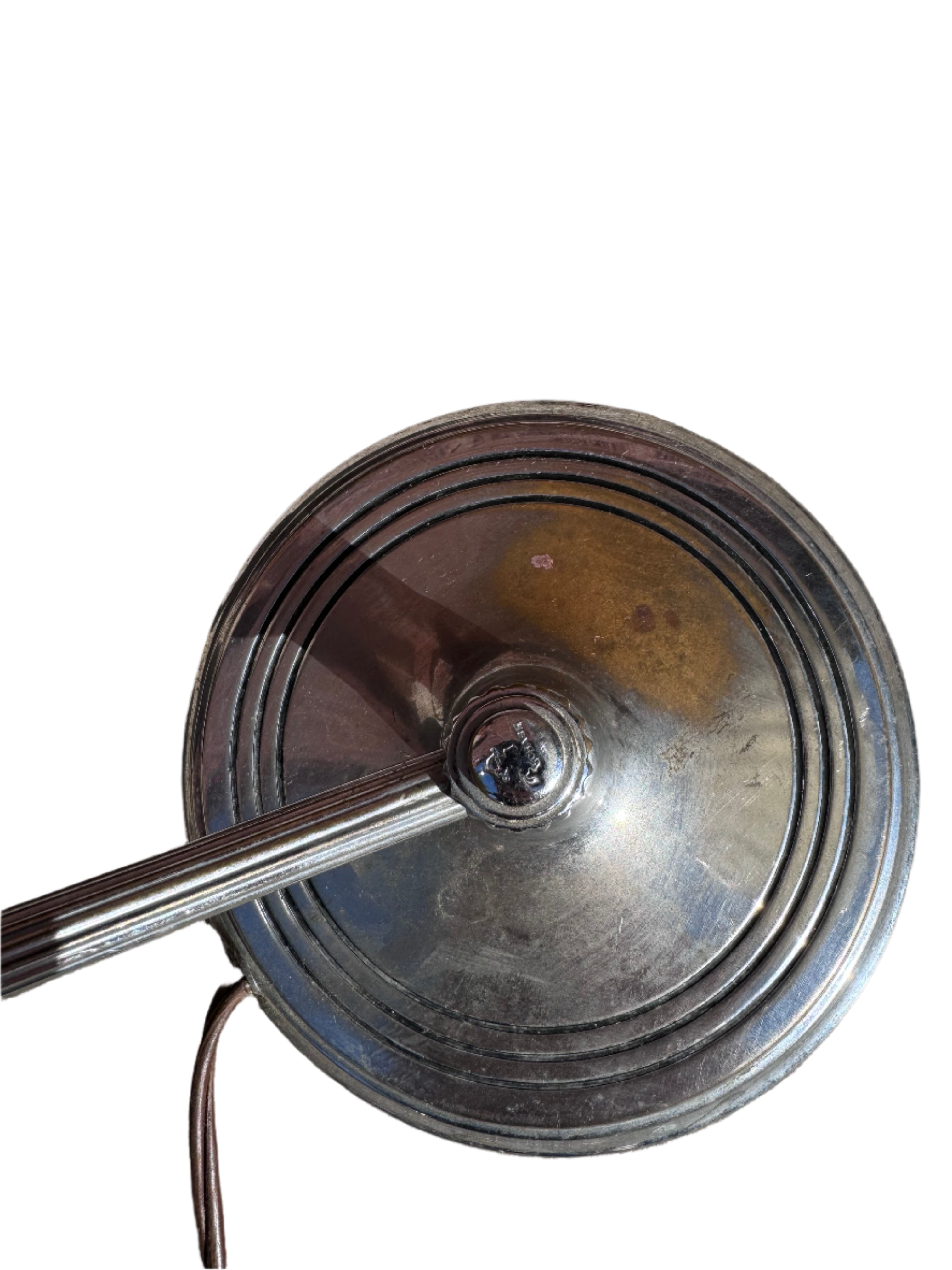 Vintage Art Deco Desk Lamp by Chase and Co.