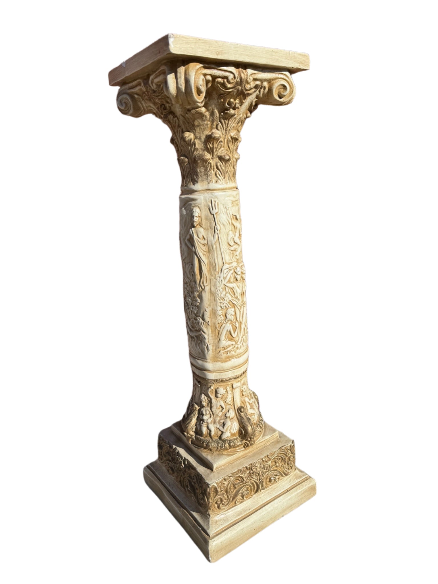Vintage Neoclassical Style Roman Column Stand/Pedestal