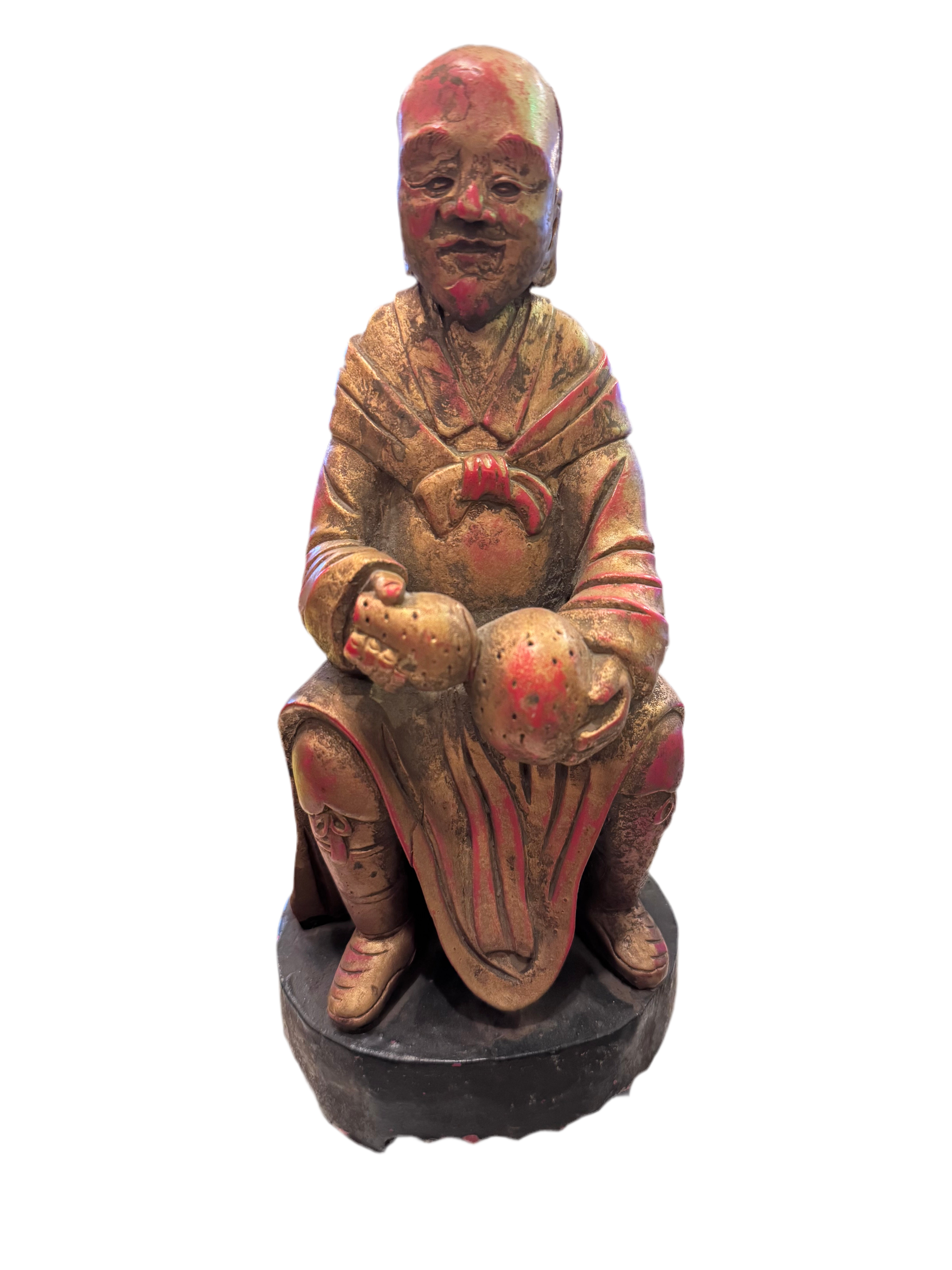 Antique Chinese Carved Wood Sculpture