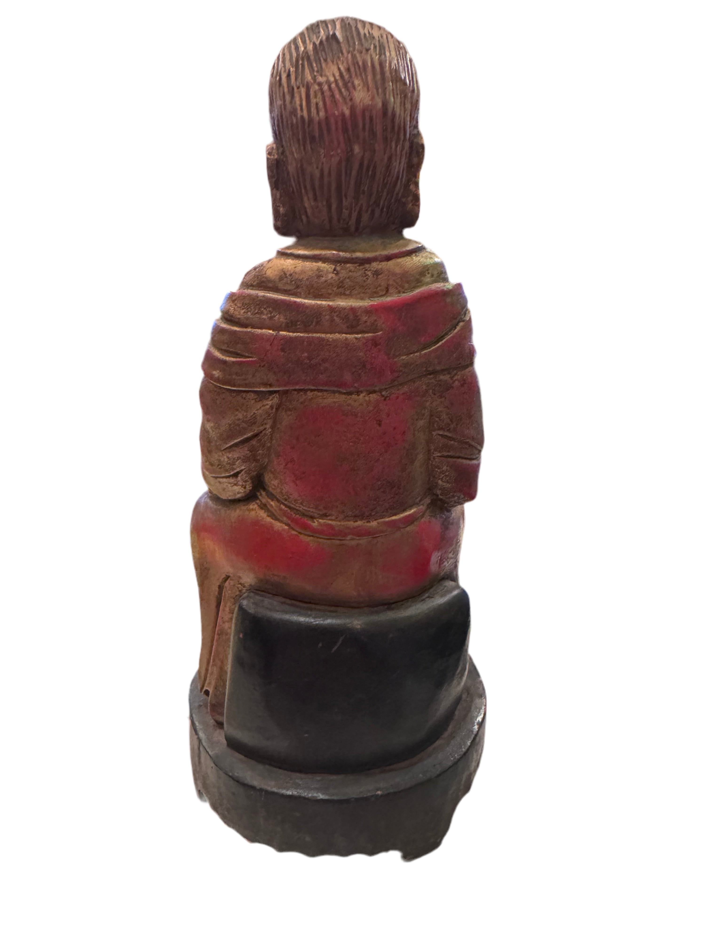 Antique Chinese Carved Wood Sculpture