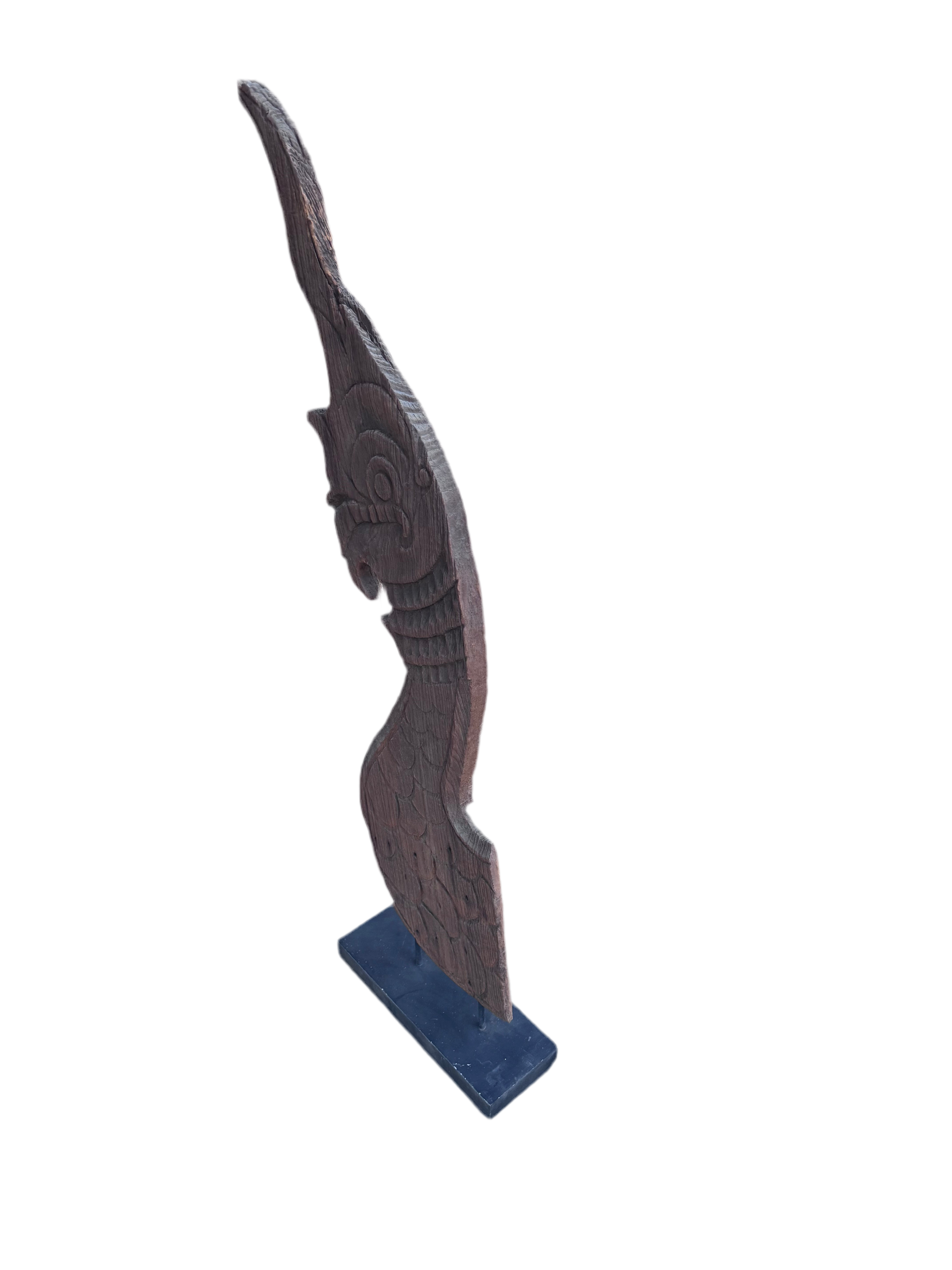 Antique Thai Naga Temple Finial