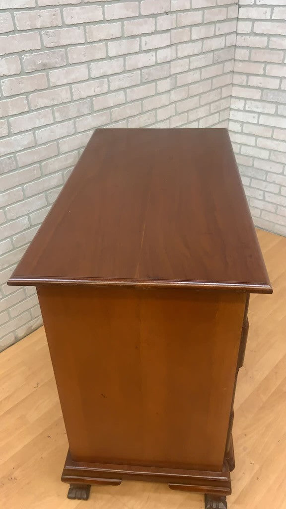 Antique George III Mahogany Kneehole/Dressing Desk
