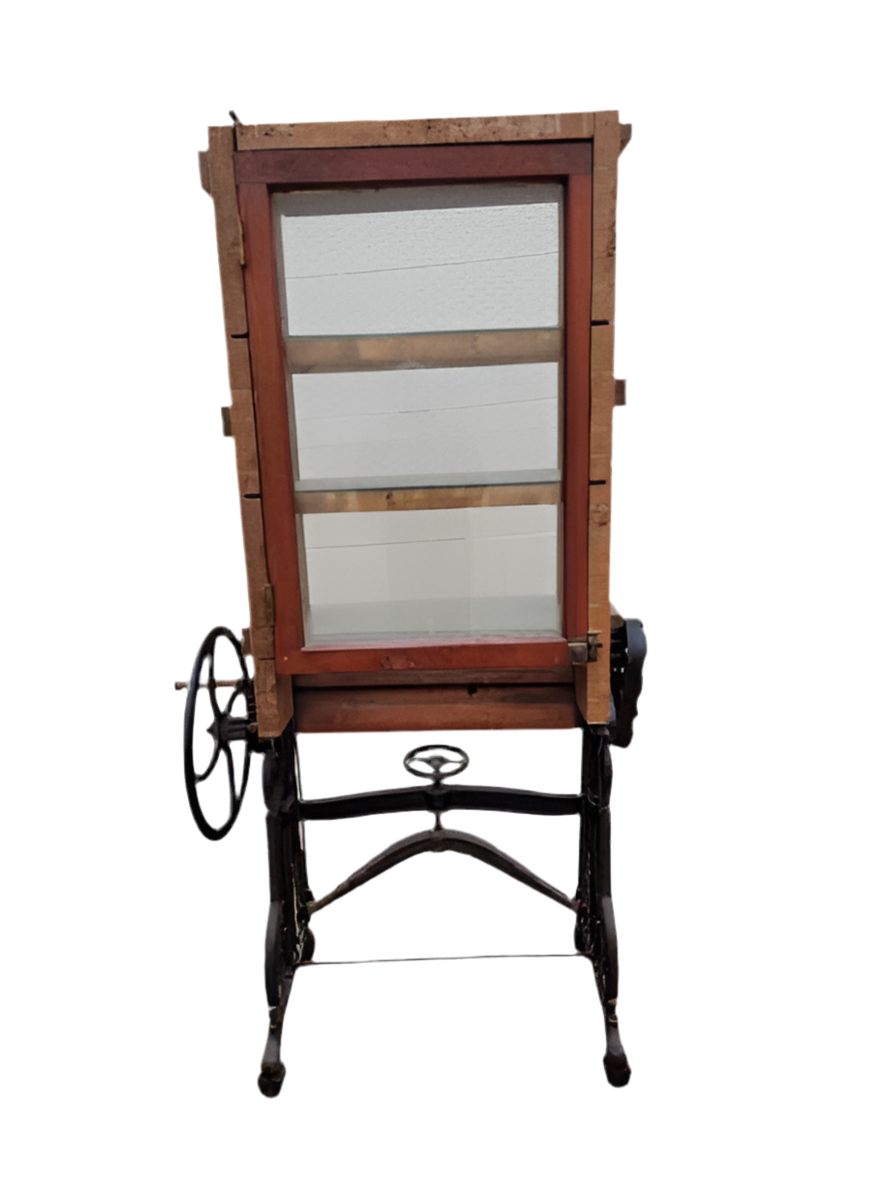Antique Beste Deutsche Linen Press Mangel Machine
