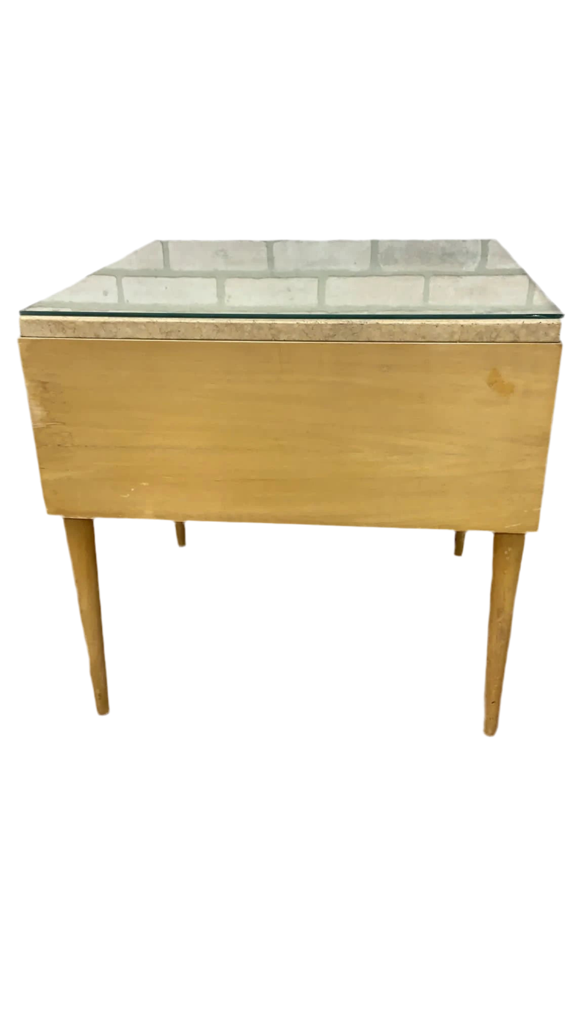 Mid Century Modern Paul Frankl for Johnson Furniture Cork End Table