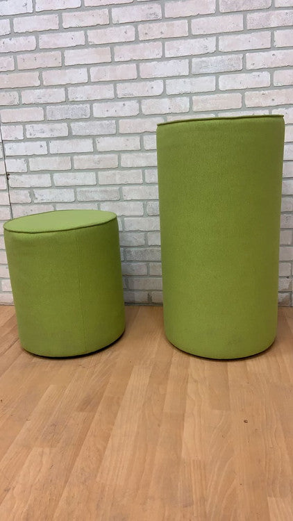 Modern Knoll Rockwell Unscripted Swivel Bar and Low Stool - Set of 2