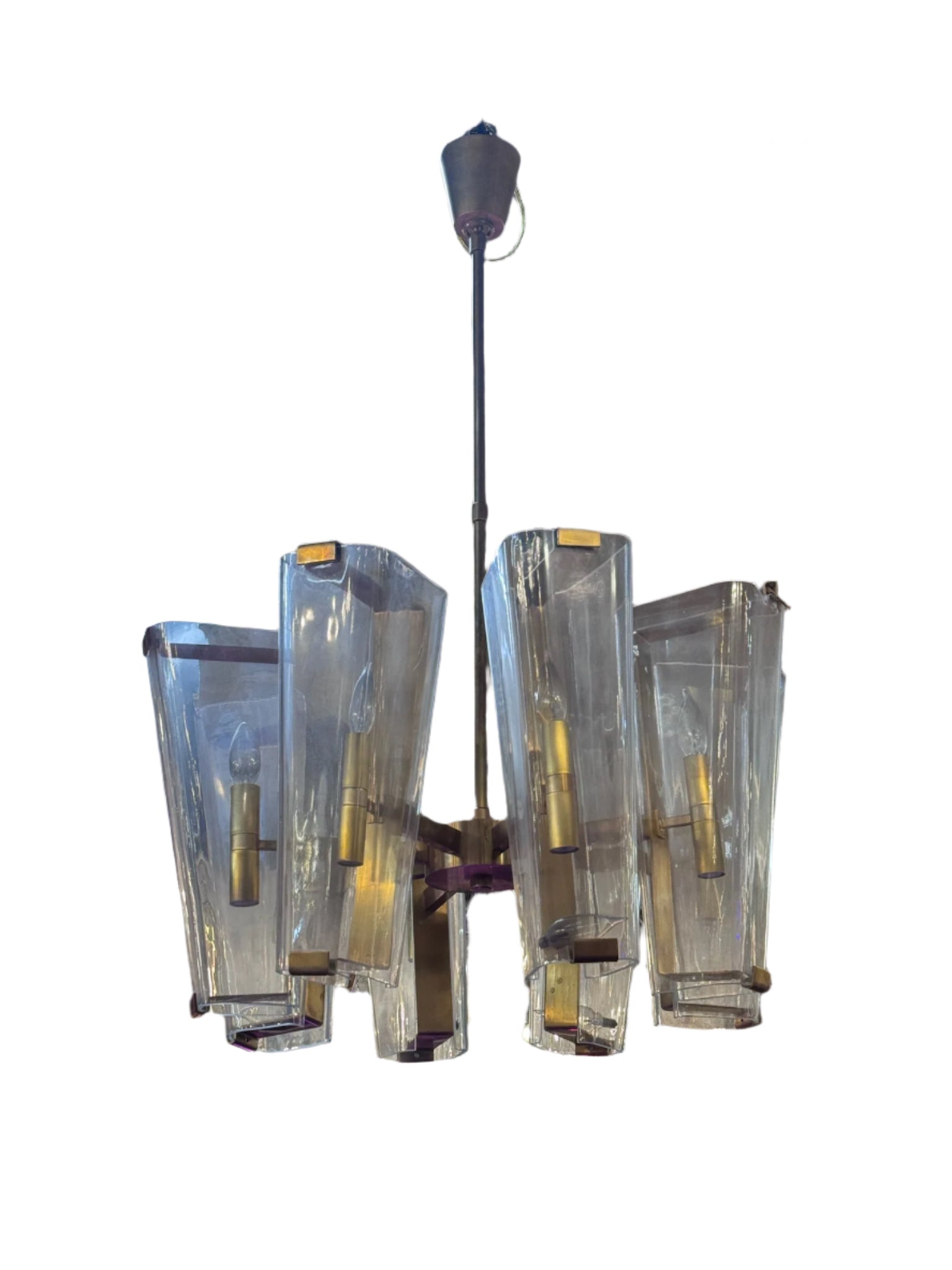 Visual Comfort Alpine Chandelier by Aerin in Hand Rubbed Antique Brass