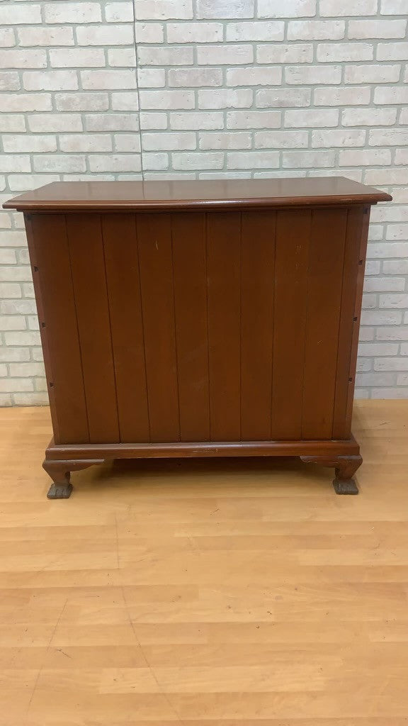 Antique George III Mahogany Kneehole/Dressing Desk