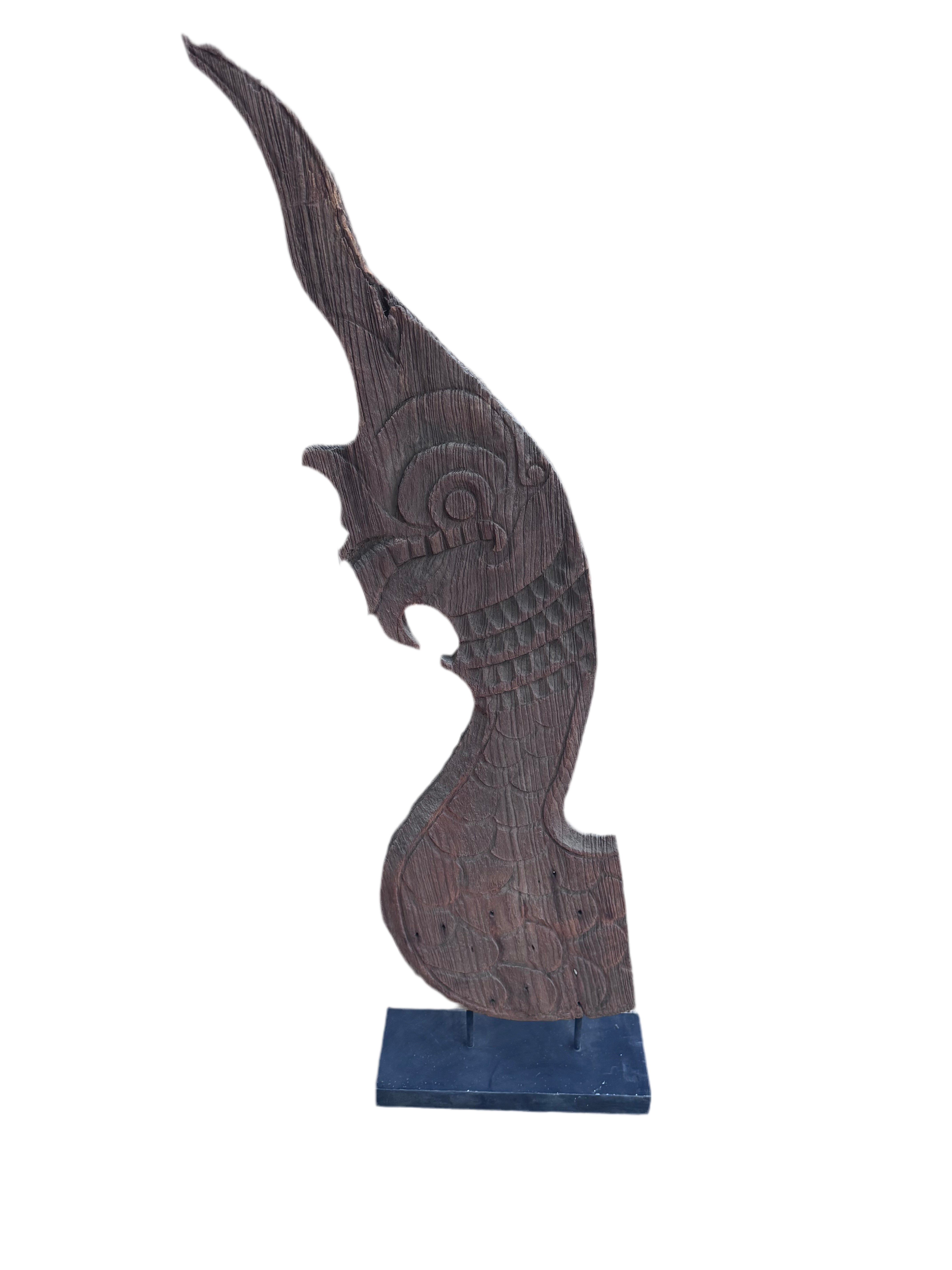 Antique Thai Naga Temple Finial