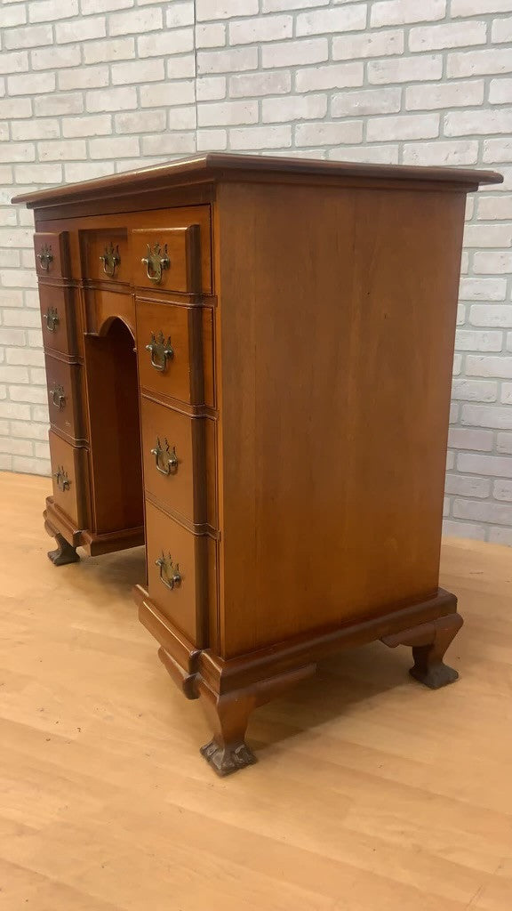 Antique George III Mahogany Kneehole/Dressing Desk