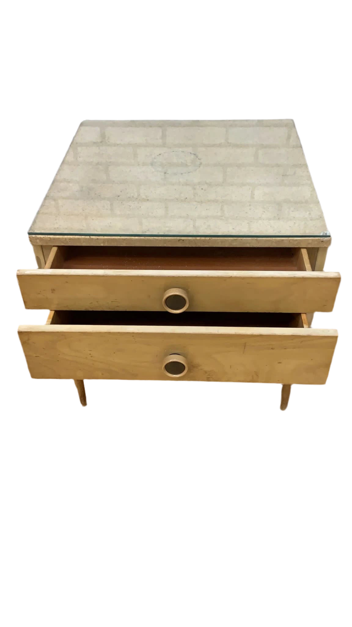 Mid Century Modern Paul Frankl for Johnson Furniture Cork End Table