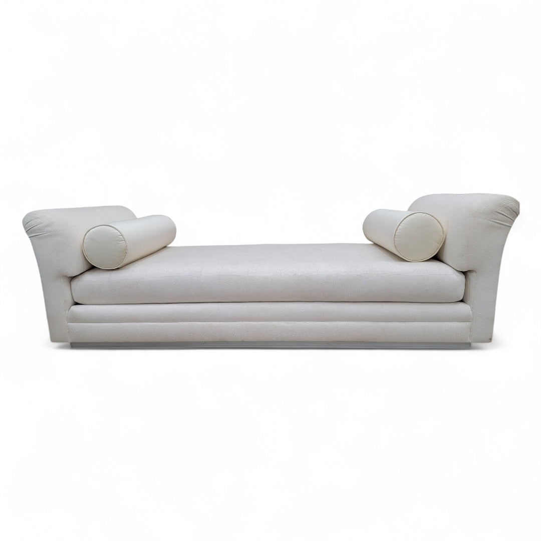 Postmodern Wide Arm Double Bench Lounge