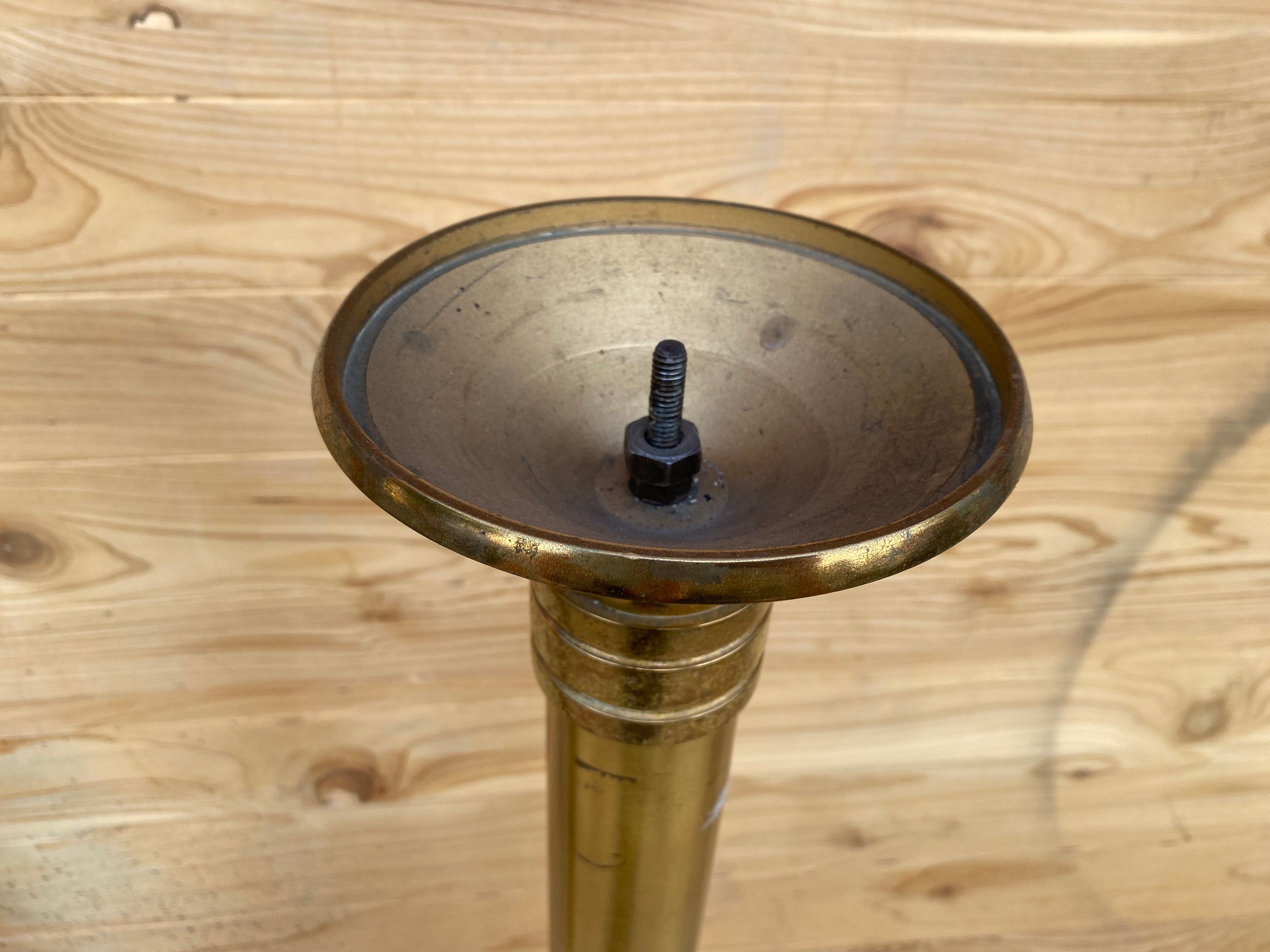 Antique Church Altar Floor Candle Holders