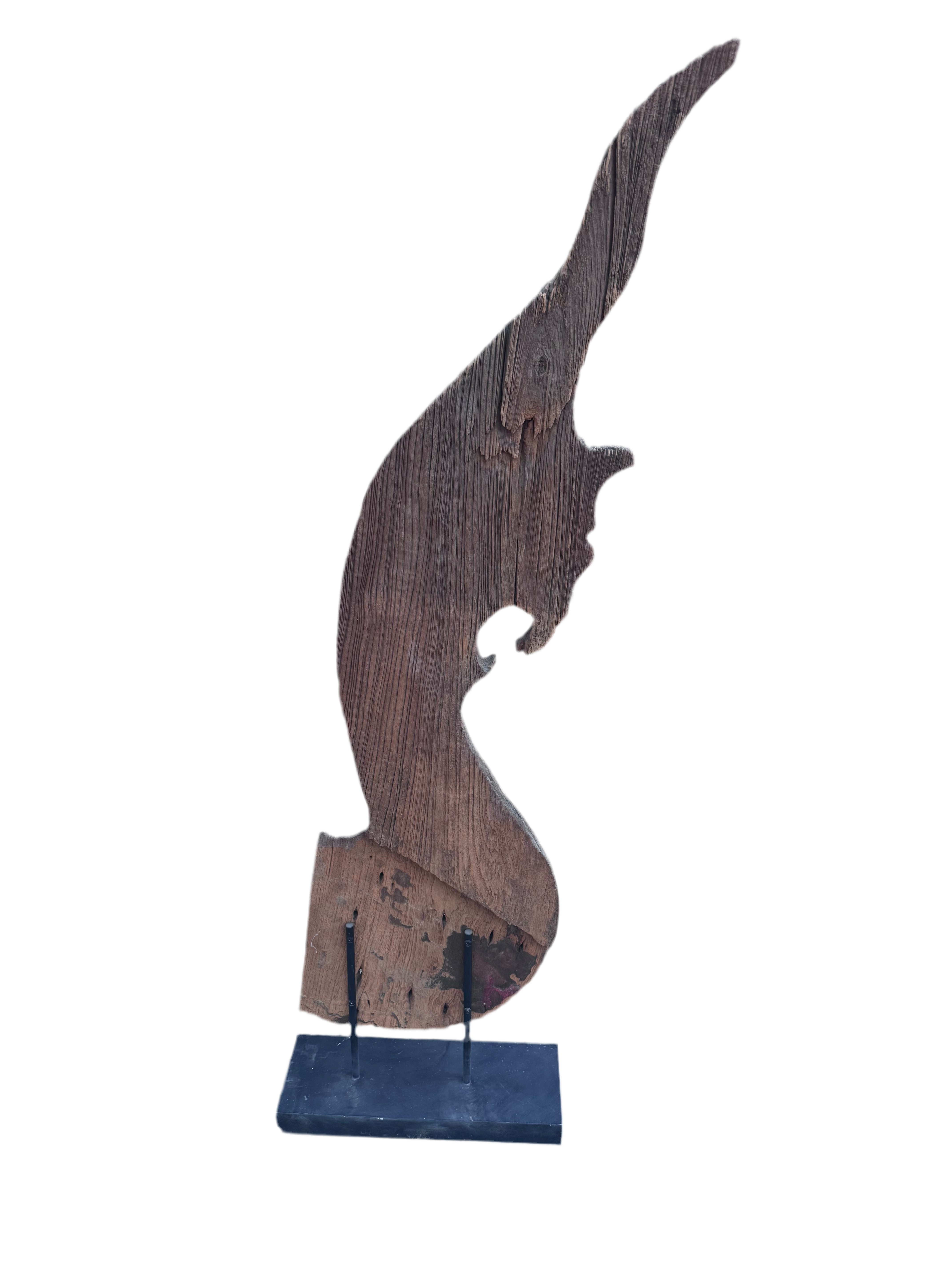 Antique Thai Naga Temple Finial