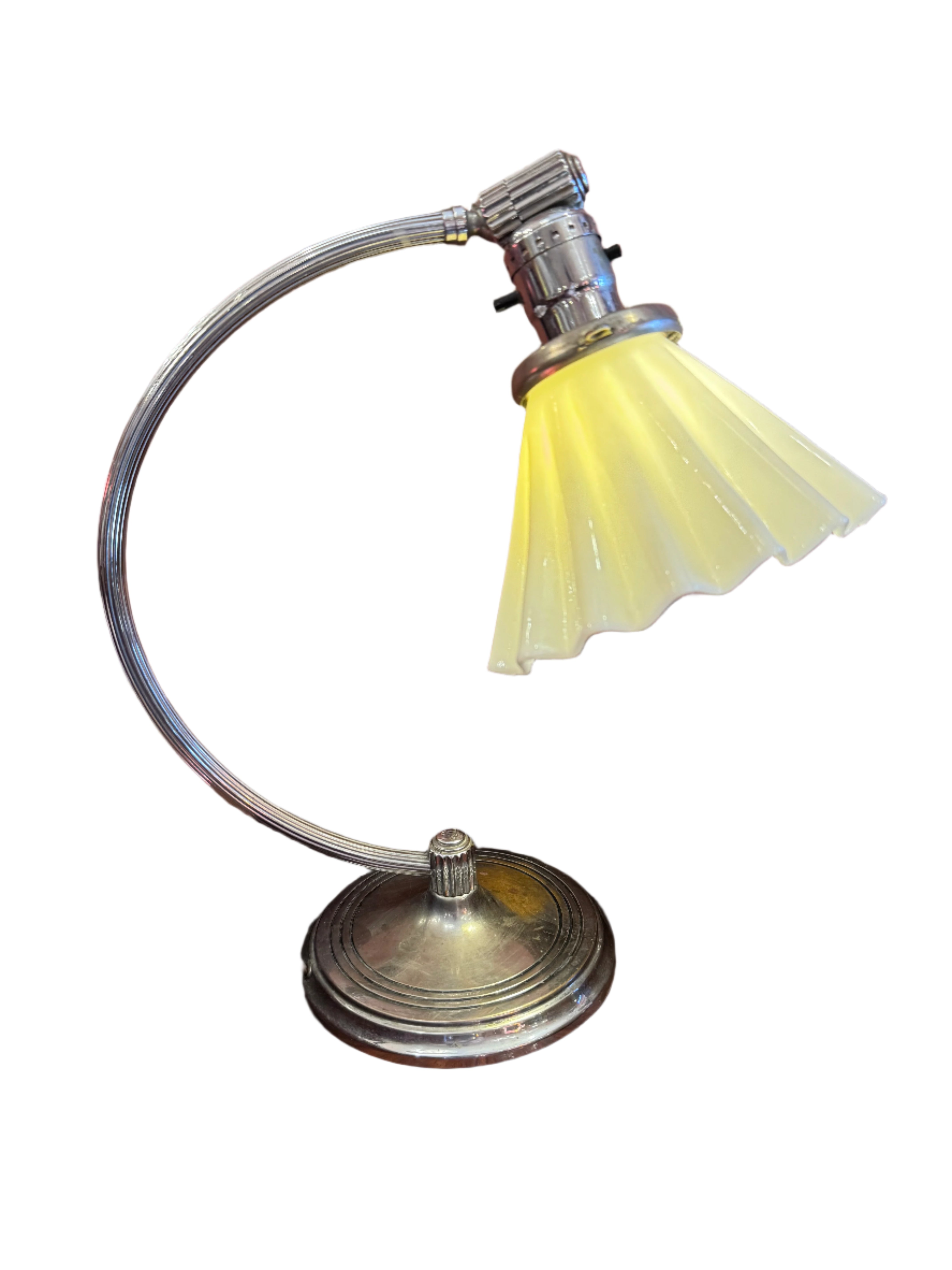 Vintage Art Deco Desk Lamp by Chase and Co.