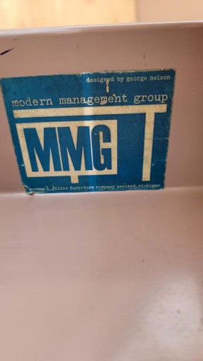 Mid Century Modern Management Group Metal Credenza by George Nelson for Herman Miller