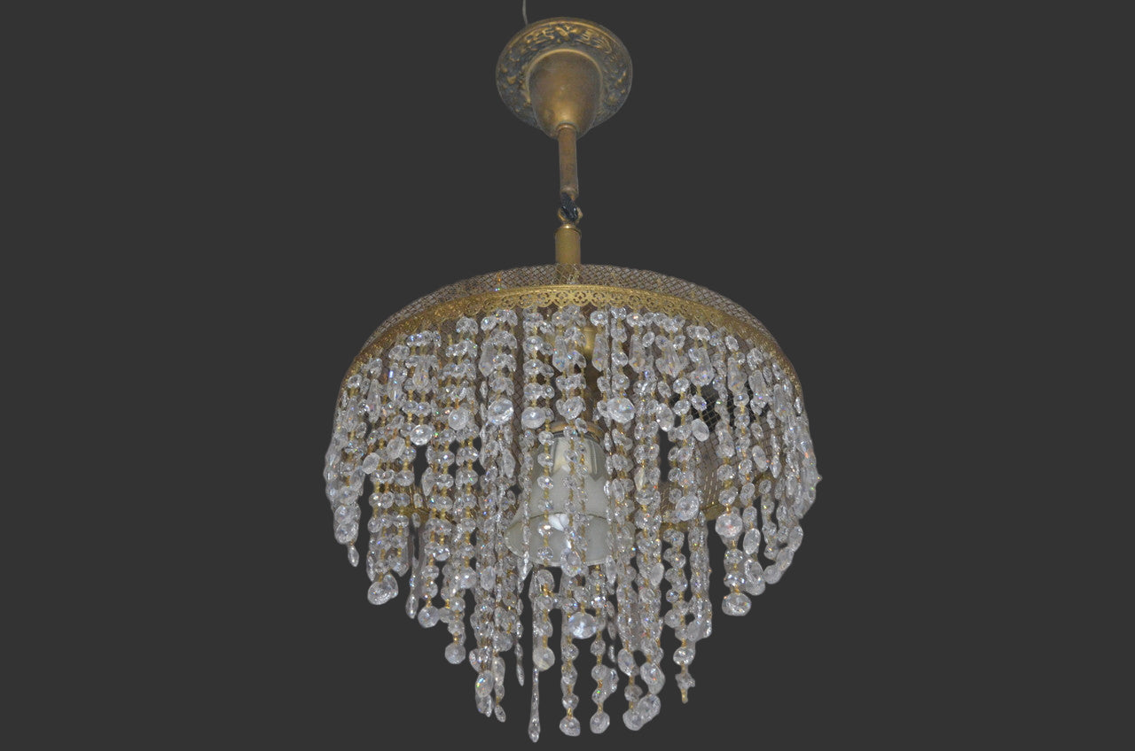 Vintage Austrian Crystal Chandelier
