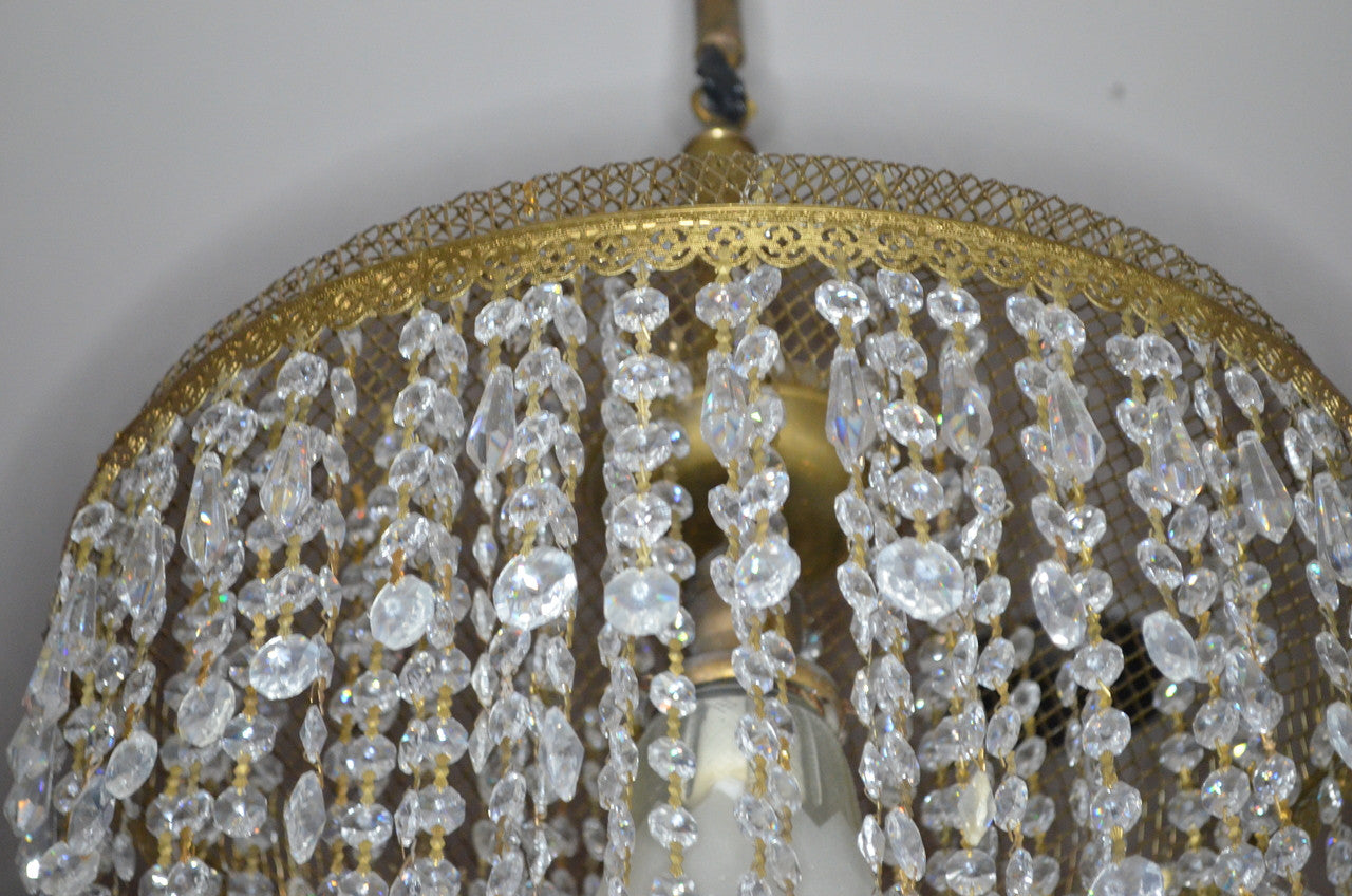 Vintage Austrian Crystal Chandelier
