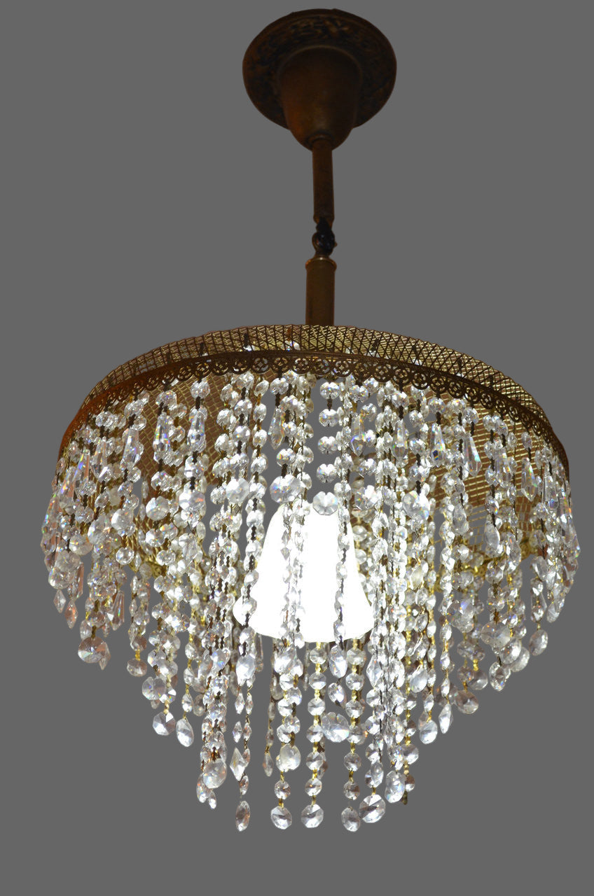 Vintage Austrian Crystal Chandelier