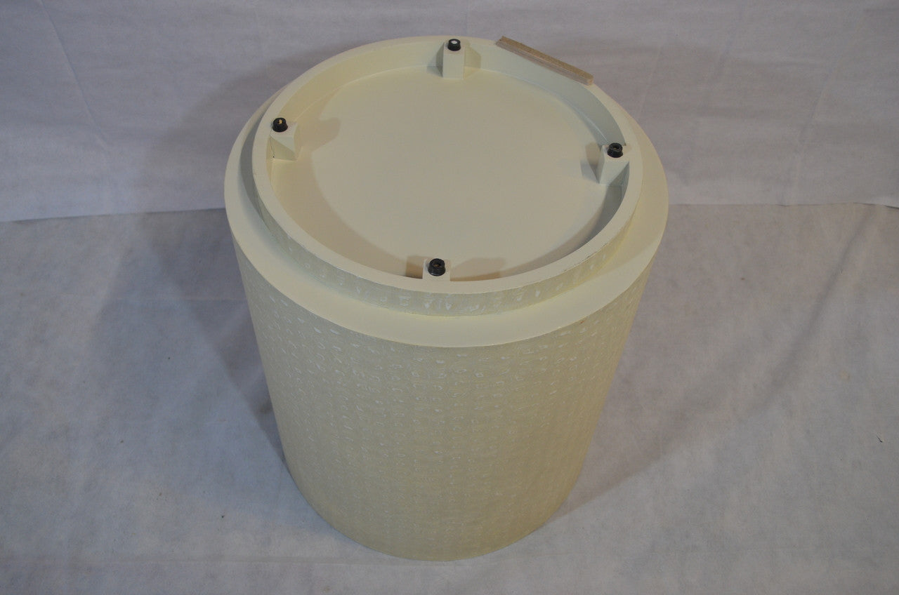 Made Goods Jordan Side Table in Cream Faux Turtle