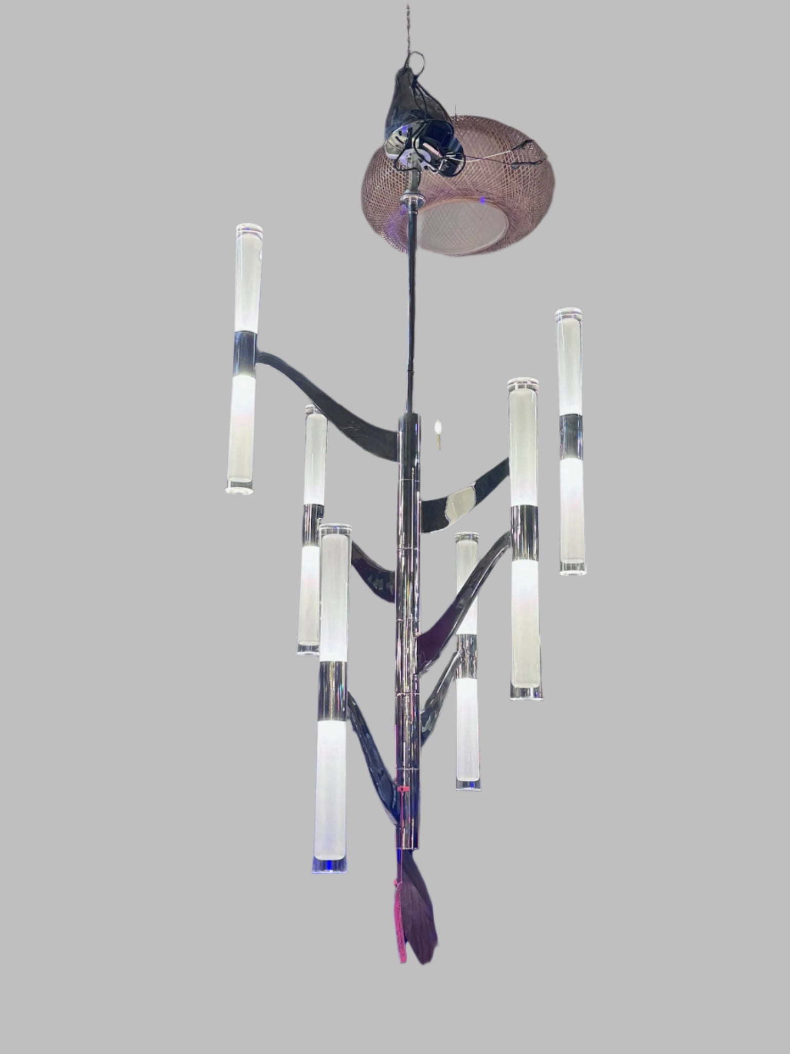 Brenta Medium Tall Chandelier by Aerin