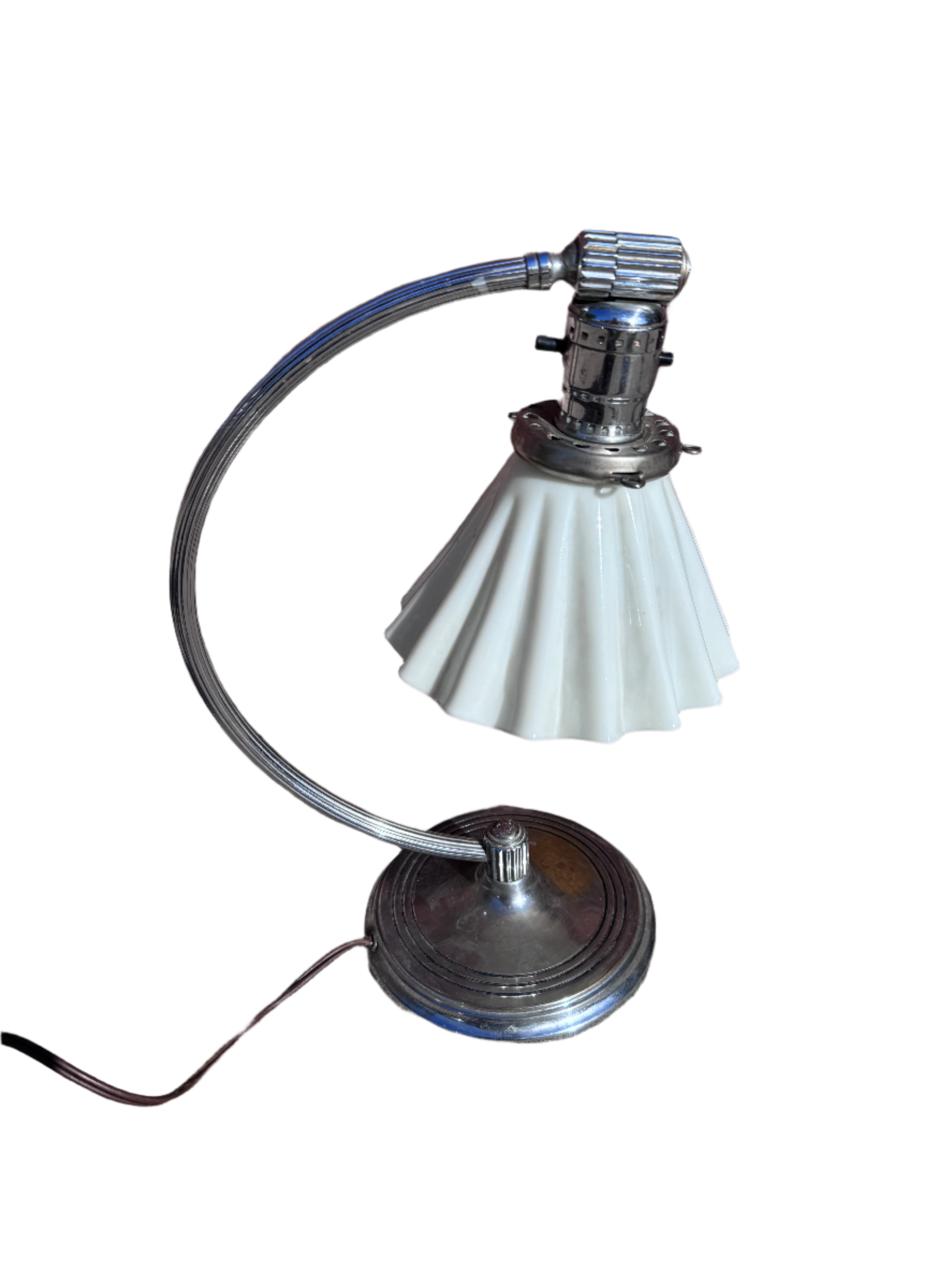 Vintage Art Deco Desk Lamp by Chase and Co.