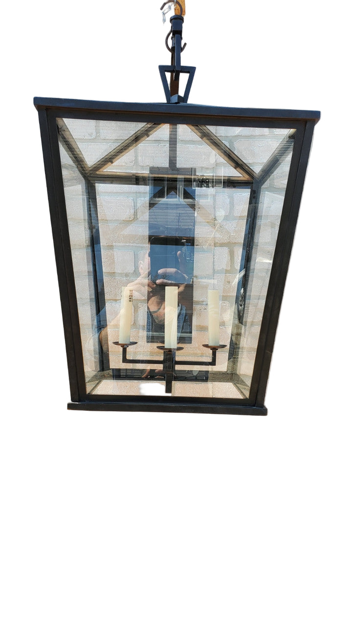 Visual Comfort E. F. Chapman Darlana Bronze Outdoor Wall Lantern