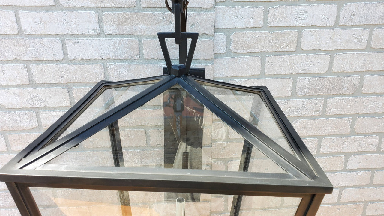 Visual Comfort E. F. Chapman Darlana Bronze Outdoor Wall Lantern