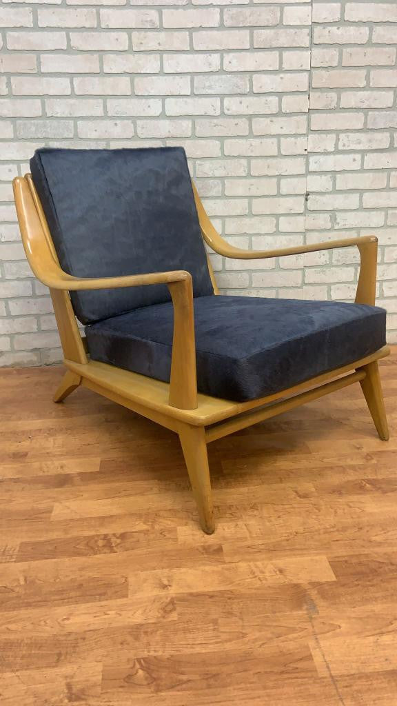 Mid Century Modern Heywood Wakefield Aristocraft Sofa & Armchair Newly Reupholstered - 2 Piece Set