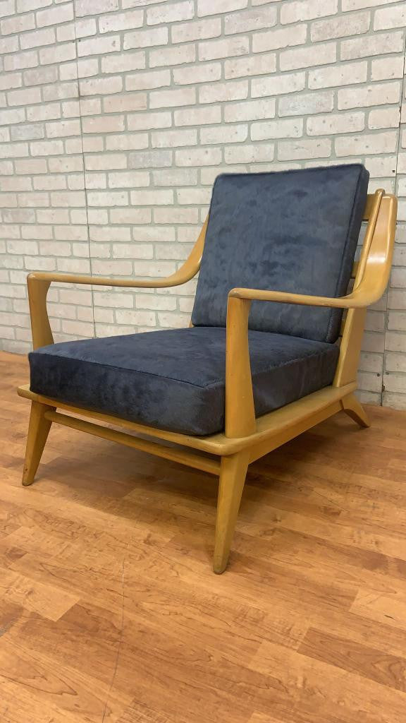 Mid Century Modern Heywood Wakefield Aristocraft Sofa & Armchair Newly Reupholstered - 2 Piece Set
