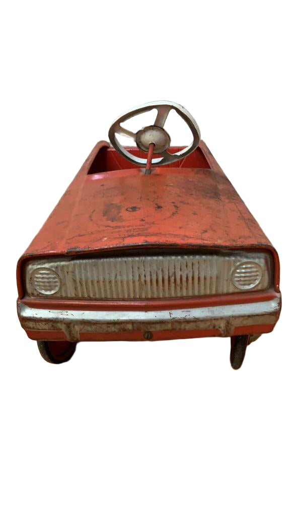 Vintage Murray "Fire Chief" Flat Front Original Steel Pedal Car