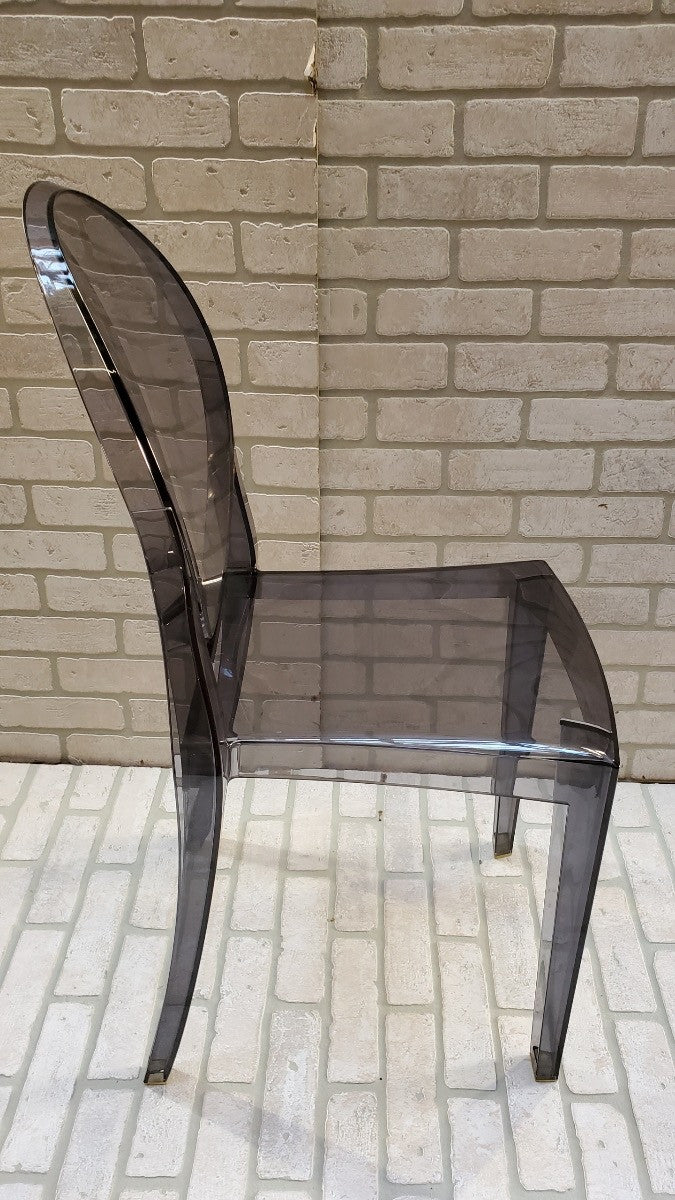 Victoria Ghost Smoke Chair by Philippe Starck for Kartell