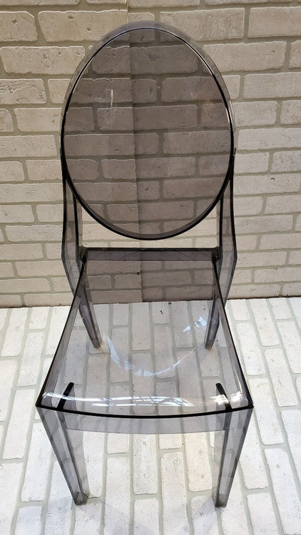 Victoria Ghost Smoke Chair by Philippe Starck for Kartell