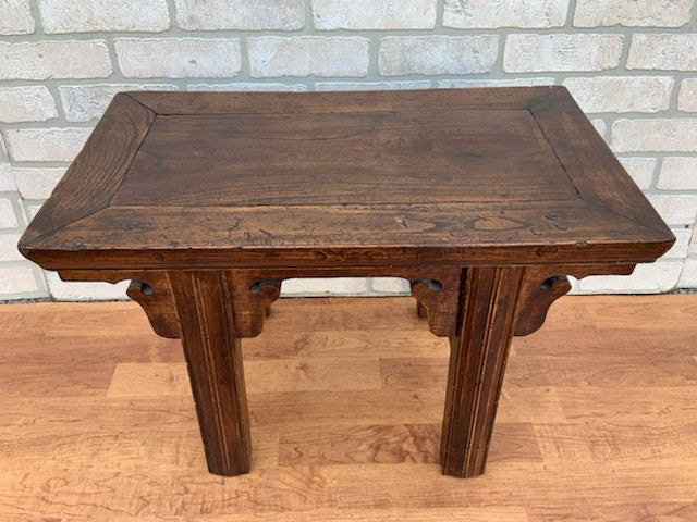 Antique 19th Century Small Asian Chinese Rosewood Altar Table