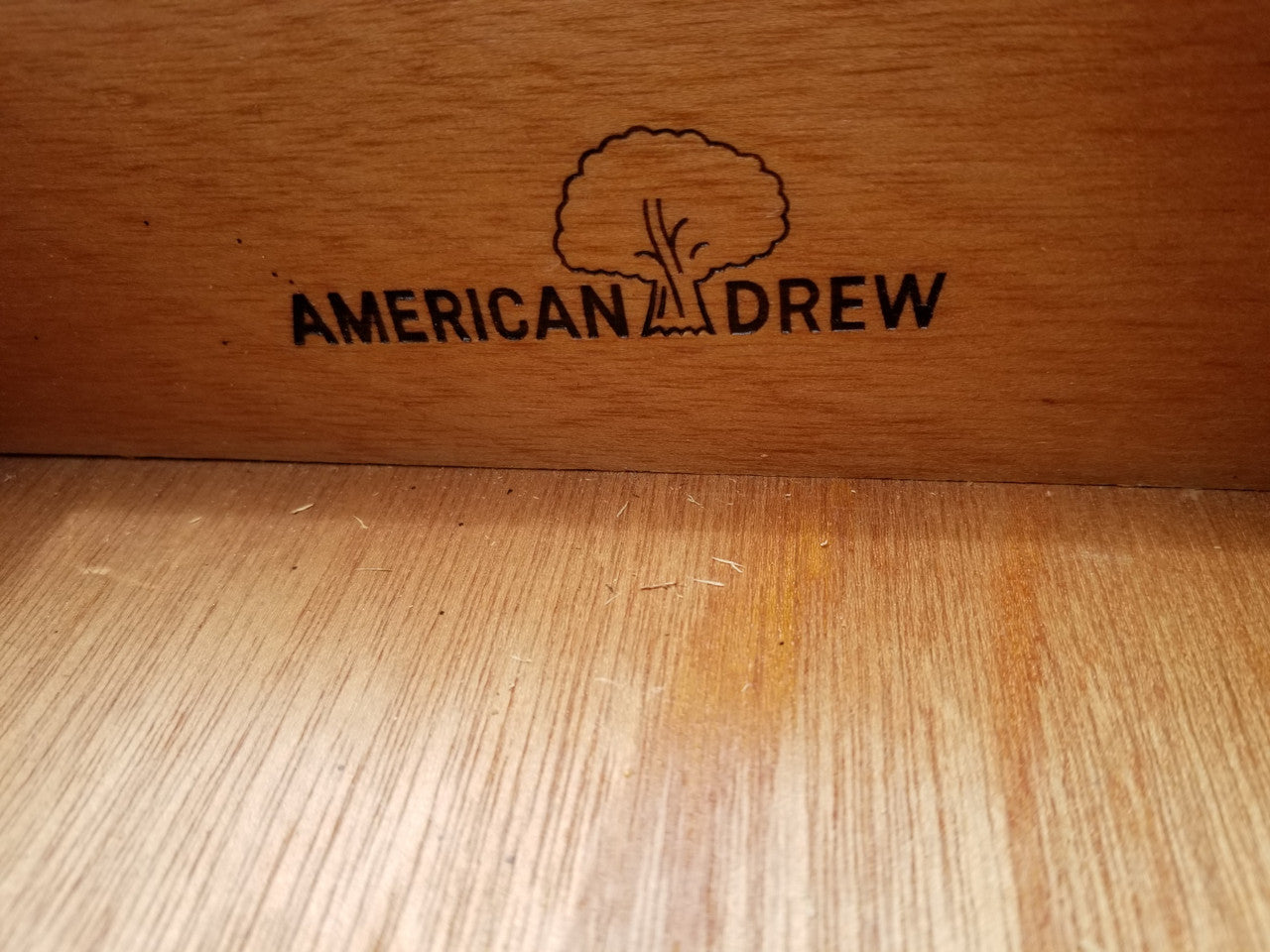 American Drew Traditional Highboy Chest Designed Into Liquor Cabinet