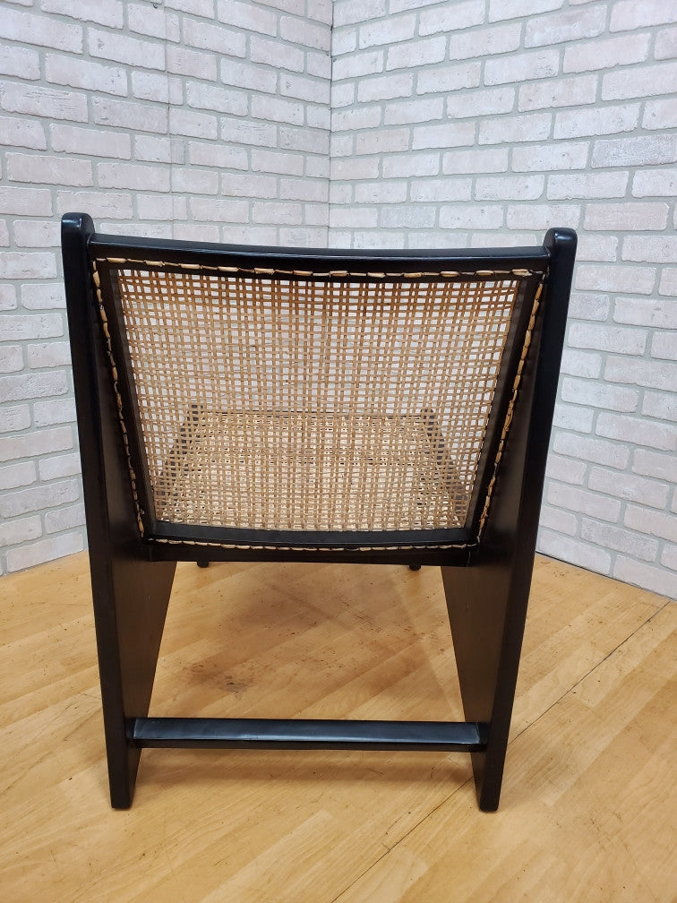 Mid Century Modern Pierre Jeanneret Kangaroo Chair Black Stain