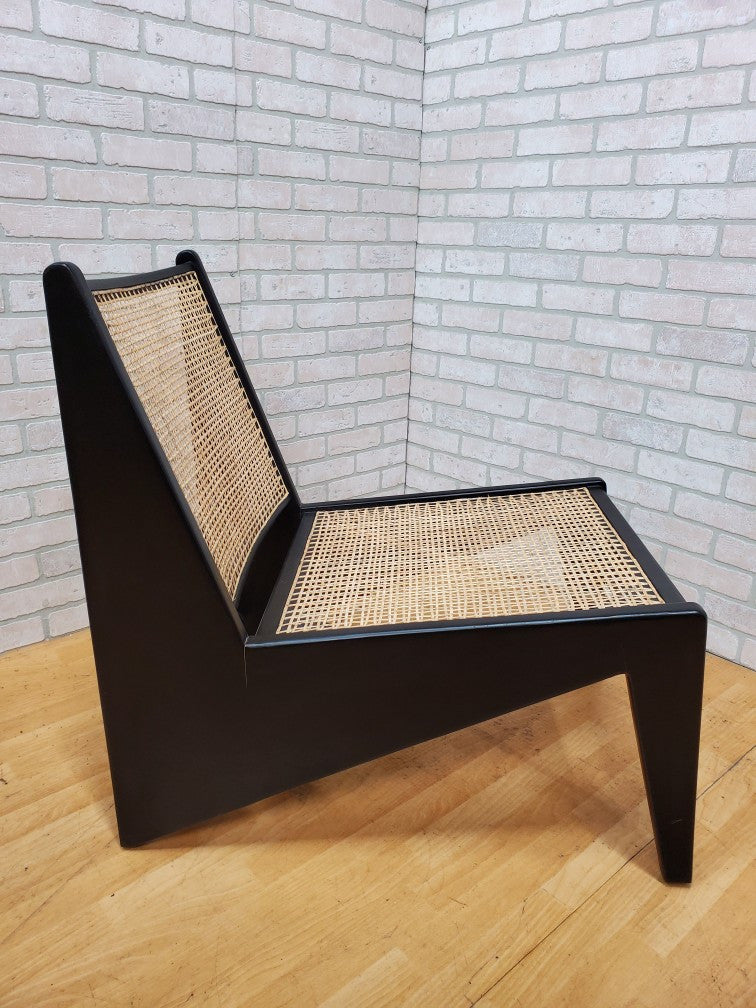 Mid Century Modern Pierre Jeanneret Kangaroo Chair Black Stain