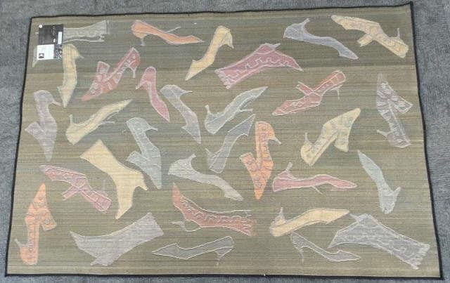 Vintage Limited Edition Andy Warhol Shoes Area Rug by Sphinx