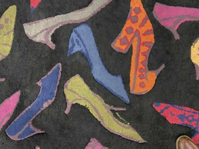 Vintage Limited Edition Andy Warhol Shoes Area Rug by Sphinx