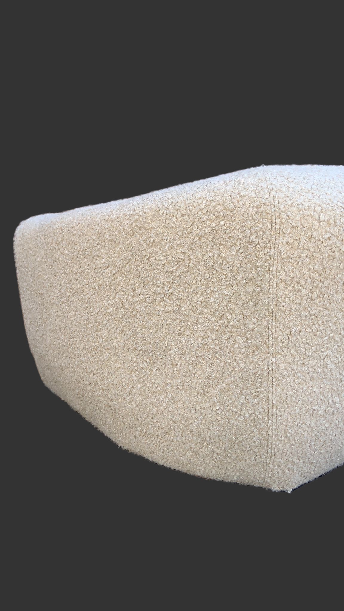 Mid Century Modern Karpen Club Chair Newly Reupholstered in Boucle