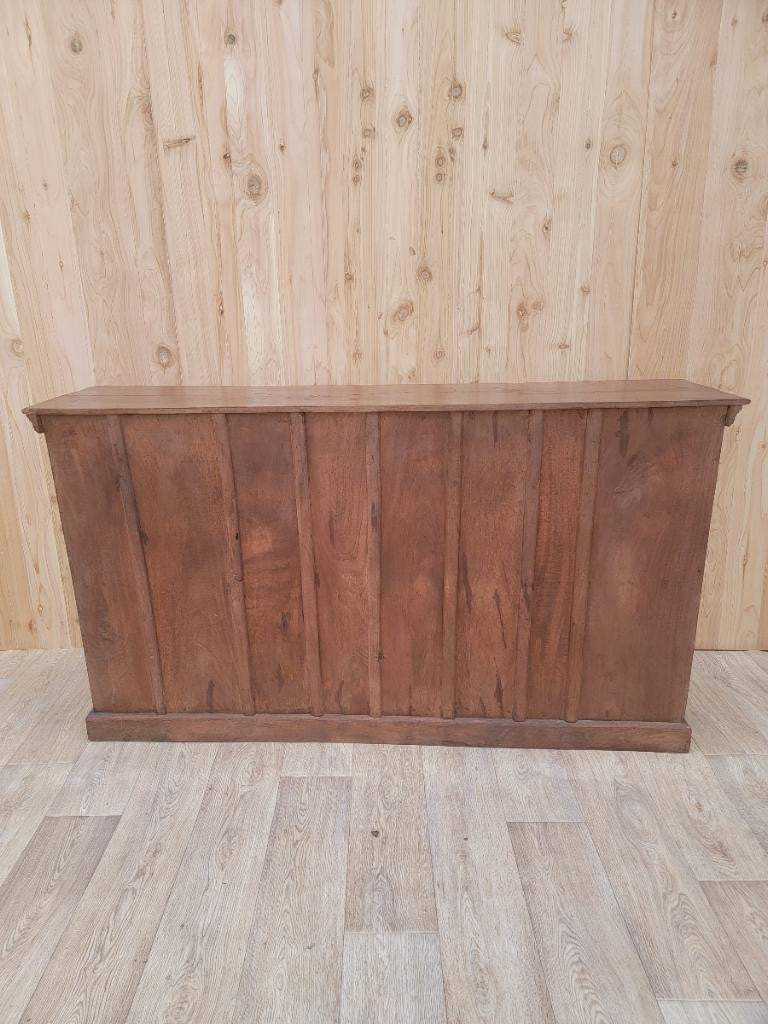 Antique Moroccan Rustic Reclaimed Wood Media Cabinet
