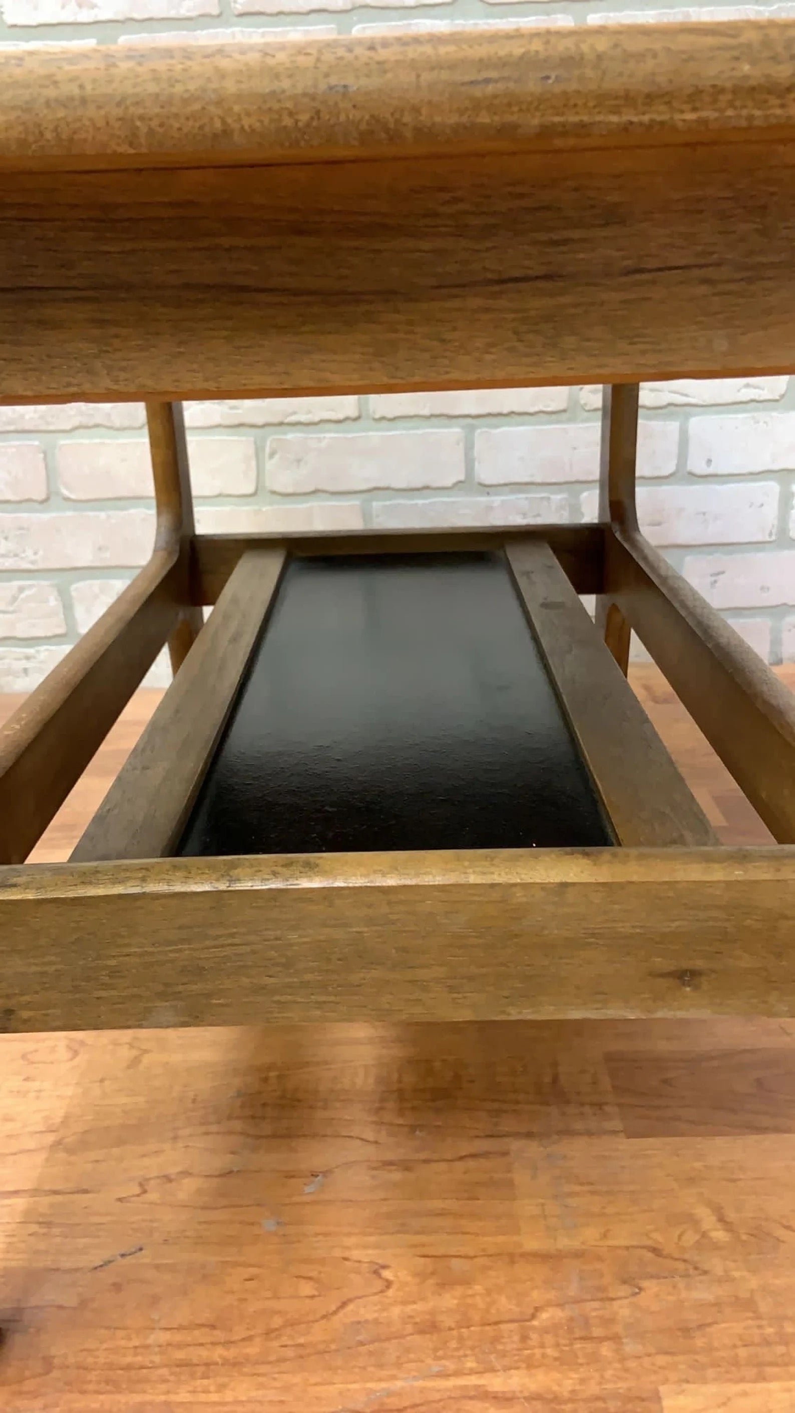 Mid Century Danish Two Tier End/Side/Serving Table