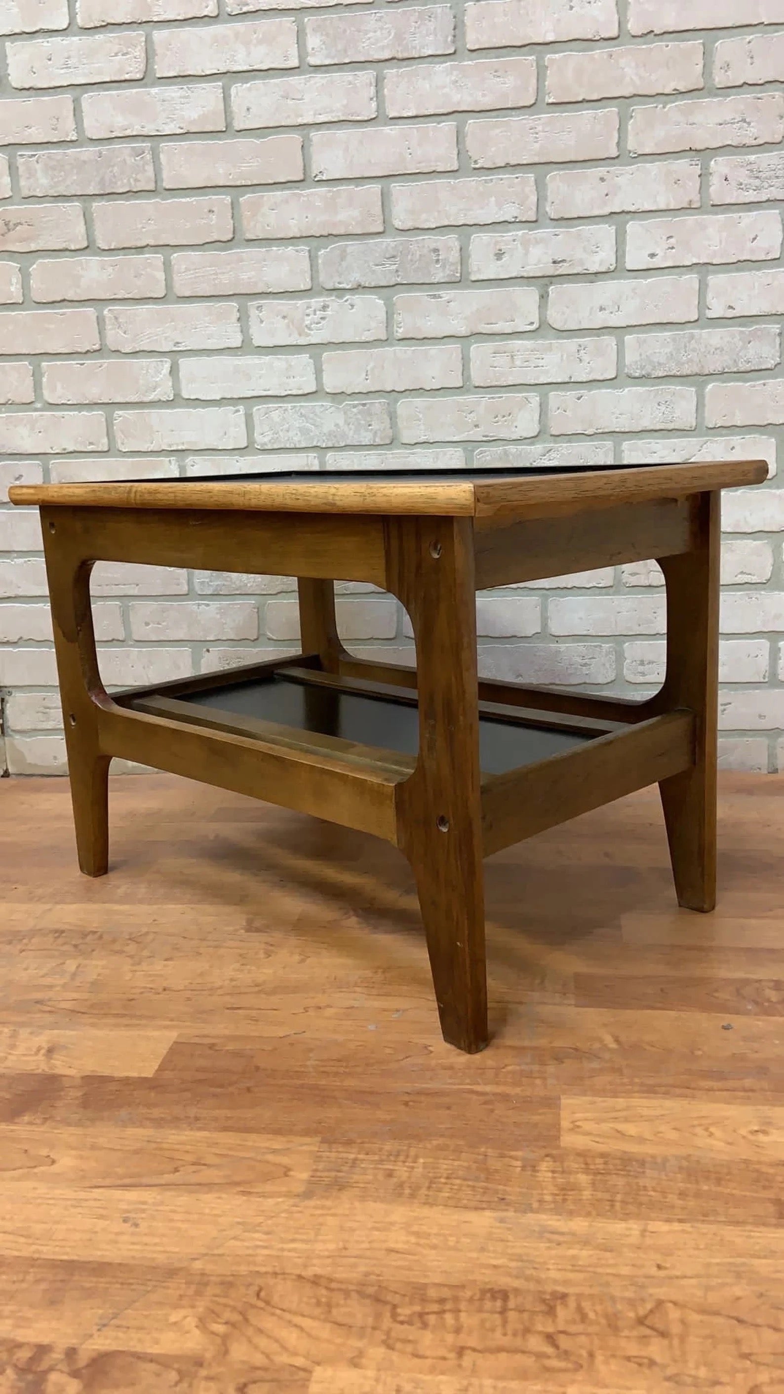 Mid Century Danish Two Tier End/Side/Serving Table