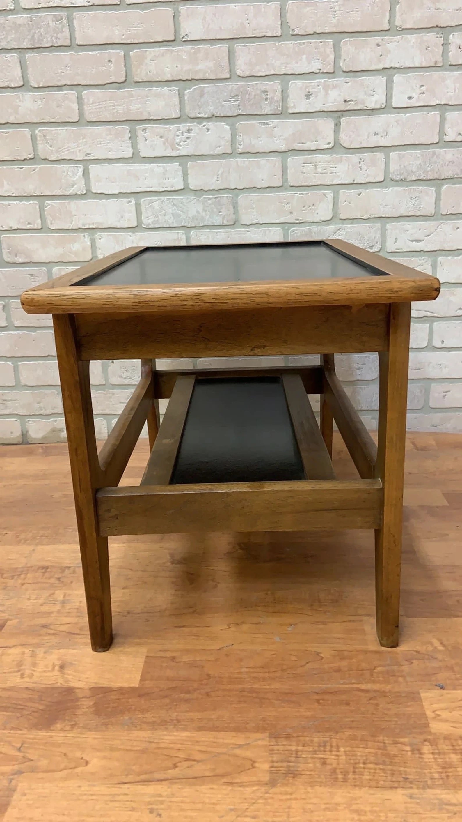 Mid Century Danish Two Tier End/Side/Serving Table