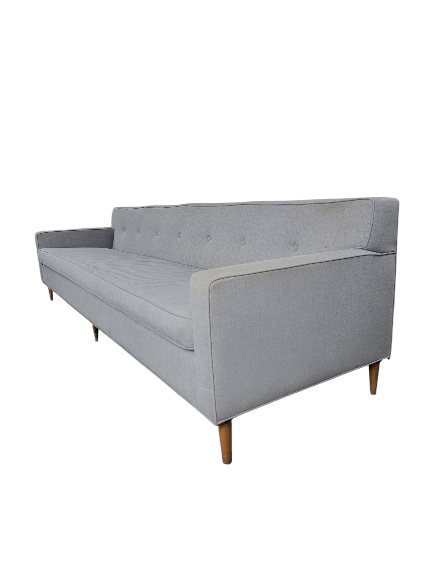 Mid Century Modern Button Back Sofa by Ed Wormley for Dunbar