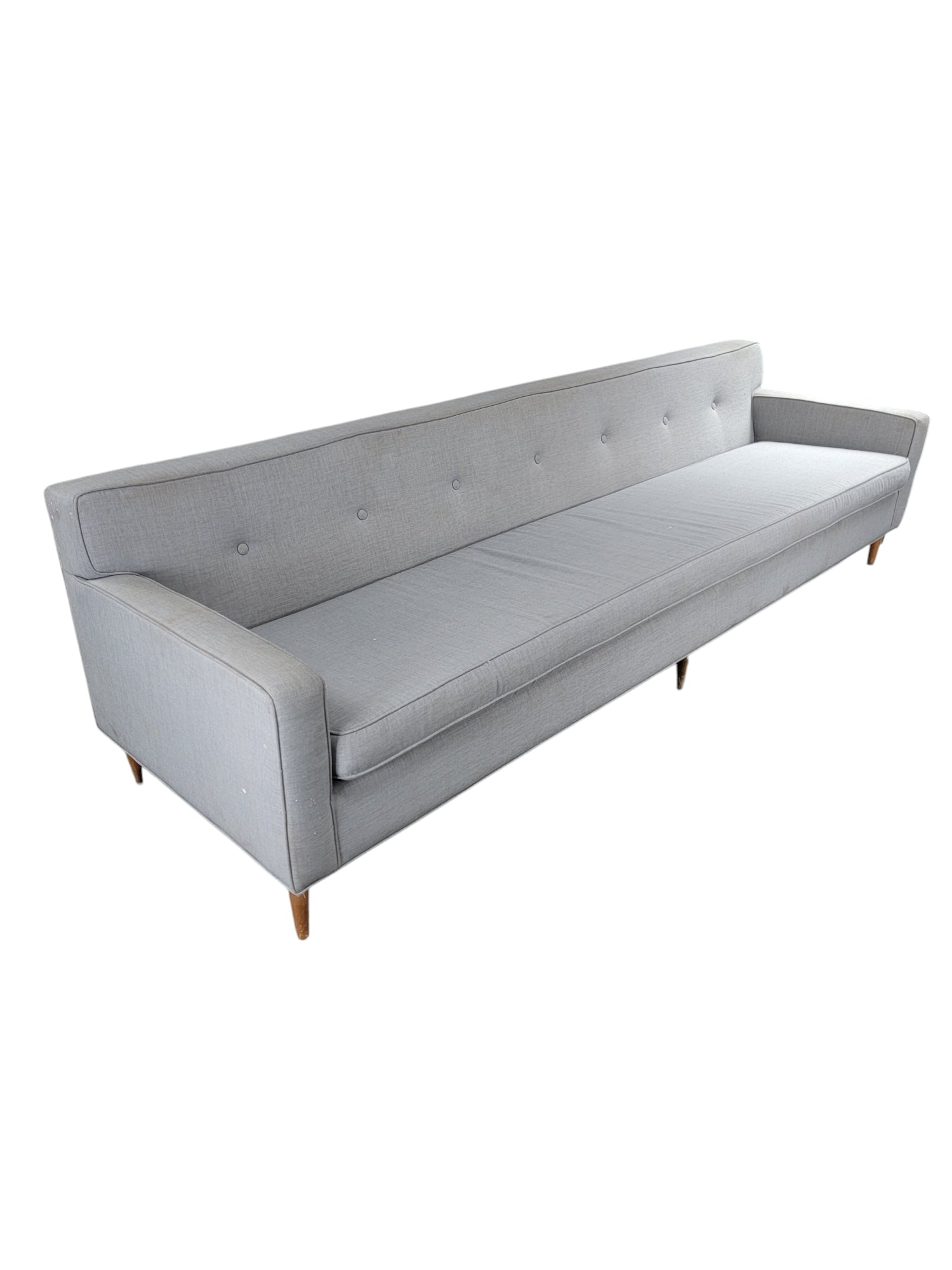 Mid Century Modern Button Back Sofa by Ed Wormley for Dunbar
