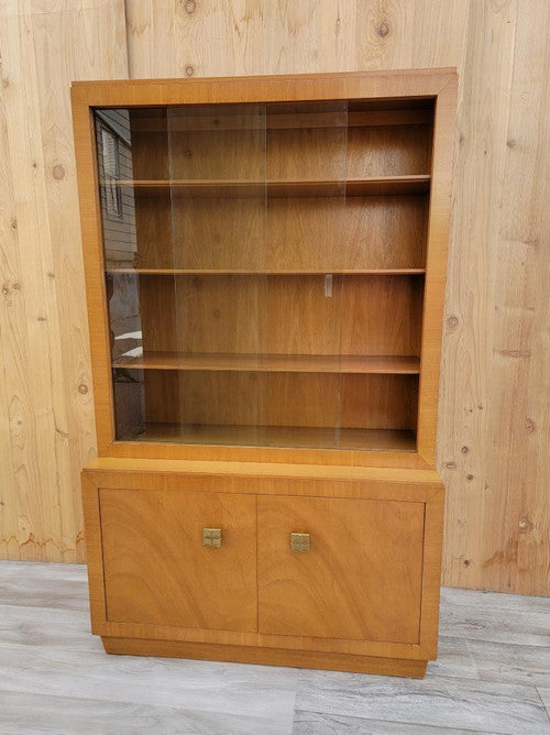 Art Deco Eliel Saarinen for Rway Sliding Glass Door Display Cabinet