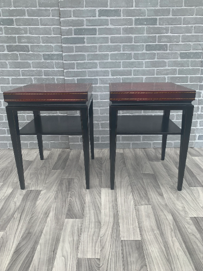 Hollywood Regency Tommi Parzinger Occasional End/Side Tables  - Pair