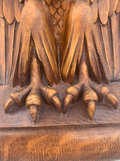 Antique Architectural Salvage Eagle Corbels - Pair
