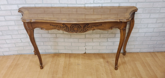 Vintage French Country Console Table and 2 Side Tables by Thomasville Furniture - 3 Piece Set
